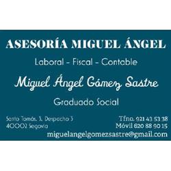 Horario de apertura Asesoria Miguel Angel, Segovia
