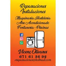 Reparaciones Instalaciones Vicenç Olivares en Palma de Mallorca (Nord) - Horario de apertura