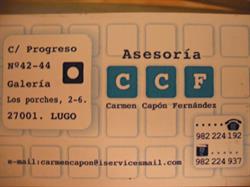 Horario de apertura Asesoría Ccf, Lugo