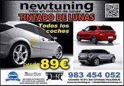 Horario de apertura NEW TUNING. Tintado de lunas., Valladolid