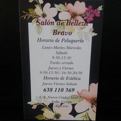 Horario de apertura Salón de Belleza Bravo- Peluquería y Estética Algeciras, 