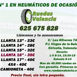 Horario de apertura Ruedas Valencia, Xirivella