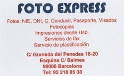 FOTO Express en Barcelona (Sarrià-Sant Gervasi) - Horario de apertura