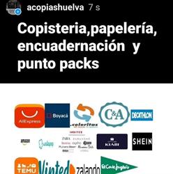 Horario de apertura Acopias Huelva Imprenta DIgital, 