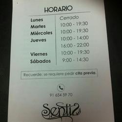 Horario de apertura Peluqueria Senti2, San Sebastián de los Reyes