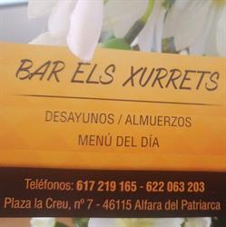 Horario de apertura Bar els Xurrets, Alfara del Patriarca