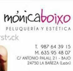 Horario de apertura Monica Boixo Peluquería y Estética, La Bañeza