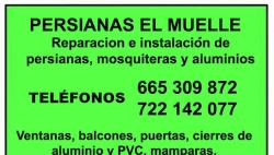 Horario de apertura Persianas El Muelle, Antequera