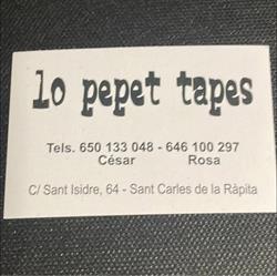 Horario de apertura LO PEPET TAPES, Sant Carles de la Rapita