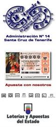 Horario de apertura Administración De Lotería N 14, Santa Cruz de Tenerife
