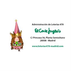 Administración de lotería n°478 en Madrid (Moncloa-Aravaca) - Horario de apertura