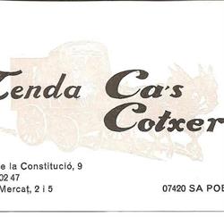 Horario de apertura Tenda Cas Cotxer, Sa Pobla