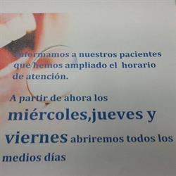 Horario de apertura La Clínica Dental - Alcañiz,