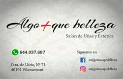 Horario de apertura Algo + Que Belleza, Vilamarxant