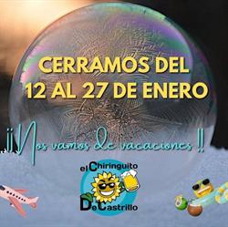 Horario de apertura El chiringuito, Castrillo de Villavega