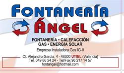 Horario de apertura FONTANERÍA ÁNGEL., Utiel