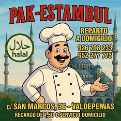 Horario de apertura Pak Estambul Kebab Pizza, Valdepeñas