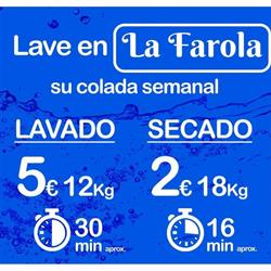 Horario de apertura Lavanderia auto servicio La Farola, Castellón de la Plana