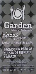 Horario de apertura Restaurant El Garden, Benigánim