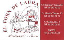 Horario de apertura El Forn De Laura, Carcaixent