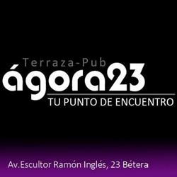 Horario de apertura Pub restaurante Ágora 23, Bétera