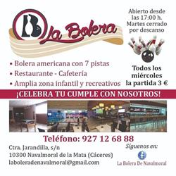 Horario de apertura La Bolera, Navalmoral de la Mata