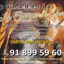 Horario de apertura Panaderia La Espiga De Oro, Robledo de Chavela