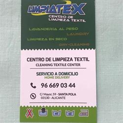 Horario de apertura Tintorería Limpiatex, Santa Pola