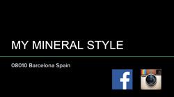 My Mineral Style en Barcelona (Eixample) - Horario de apertura