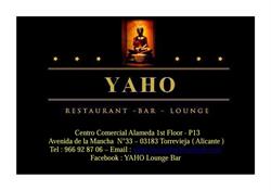 Horario de apertura Yaho Lounge Bar Y.h. Sl., Torrevieja