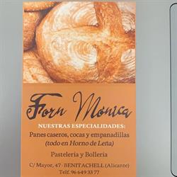 Horario de apertura Forn Mónica, Benitachell