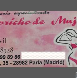 Horario de apertura Capricho De Mujer, Parla