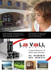 Horario de apertura Aluminios La Vall Sl., Xaló