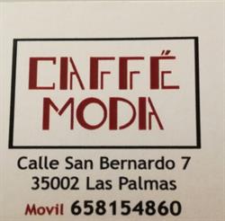 Horario de apertura Caffè Moda, Las Palmas de Gran Canaria