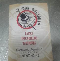 Horario de apertura Don Bocadillo, Zaragoza