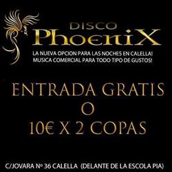 Horario de apertura Disco Phoenix, Calella