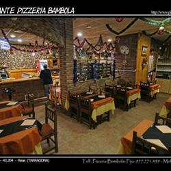 Horario de apertura restaurante pizzeria bambola, Reus
