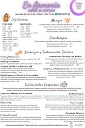 Horario de apertura Centro de Estética En Armonia San Rafael, El Espinar