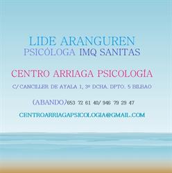 Horario de apertura Centro Arriaga Psicologia, Bilbao
