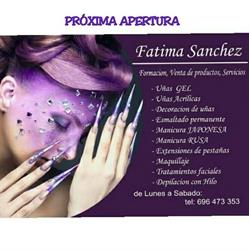 Horario de apertura Fátima Sánchez Nails Center, Arrecife