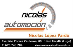 Horario de apertura Nicolas Automocion, Baralla