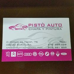 Horario de apertura Pistó Auto, Barcelona