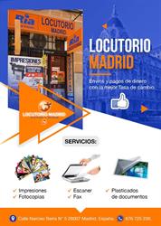 Horario de apertura Locutorio Madrid, 