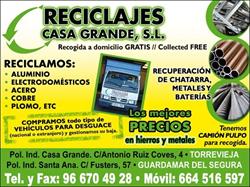 Horario de apertura Reciclajes CASA Grande S L, Torrevieja