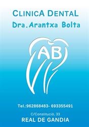 Horario de apertura Clínica Dental Arantxa Bolta, Real de Gandía