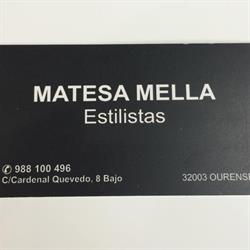 Horario de apertura Matesa Mella Estilistas, Ourense