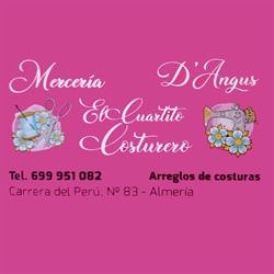 Horario de apertura Mercería, El Cuartito Costurero D'Angus, Almería
