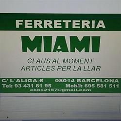Horario de apertura Ferretería Miami, Barcelona