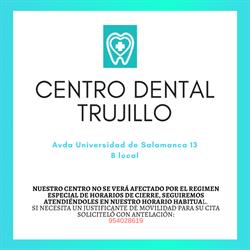 Horario de apertura Centro Dental Trujillo, Bormujos