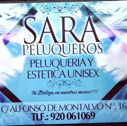Horario de apertura Sara Peluqueros, Ávila